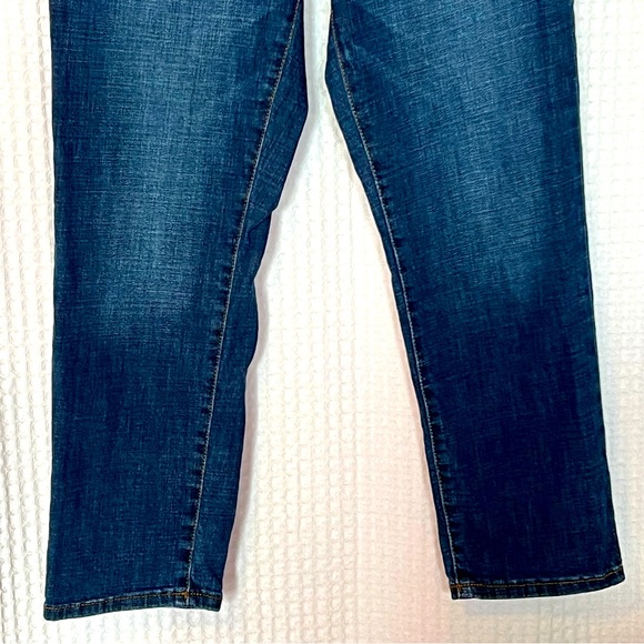 Ella Moss women Dark blue High waist straight leg jeans zipper front Sz 6/28 - Picture 6 of 16